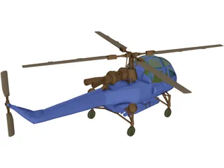 Westland Wasp 3D Model