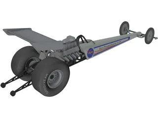 Dragster 3D Model