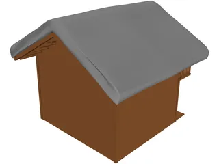 Timber Ski Chalet 3D Model