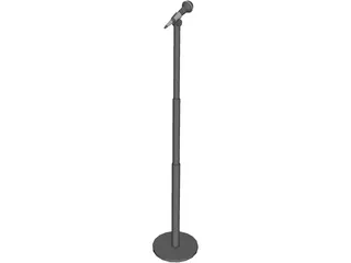 Audio Microphone 3D Model