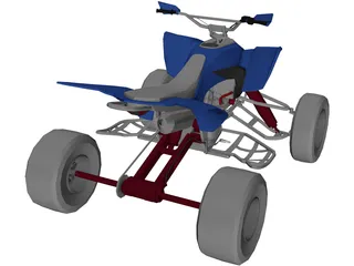 Yamaha Quad 3D Model