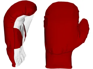 Boxing Gloves 3D Model