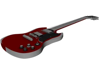 Gibson SG Guitar 3D Model