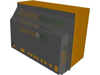 Old TV 3D Model