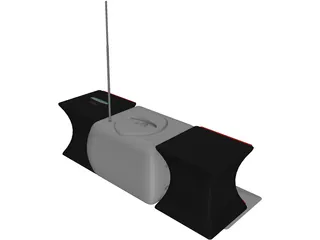 Radio 3D Model