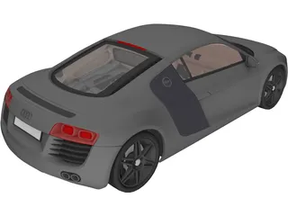 Audi R8 3D Model