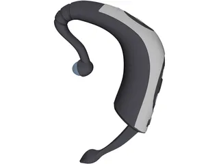 Bluetooth Earpiece 3D Model