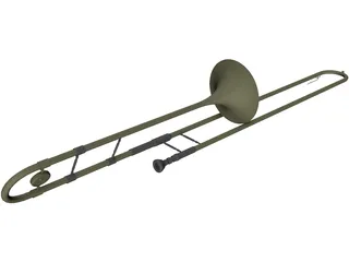 Trombone 3D Model