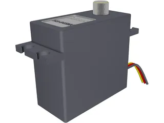 RC Hitec Servo HS-645MG 3D Model