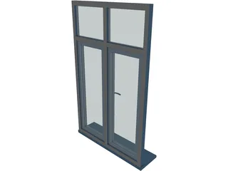 PVC Window 3D Model