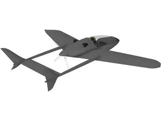 Small Turbine Single Seater 3D Model