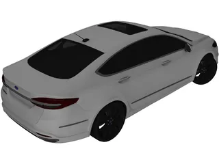 Ford Fusion Titanium (2018) 3D Model