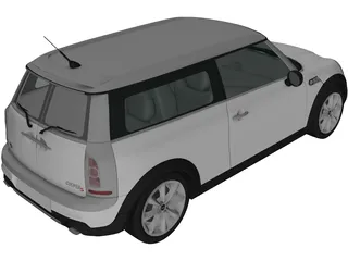 Mini Cooper S Clubman (2011) 3D Model