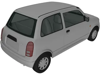 Daihatsu Mira (1998) 3D Model