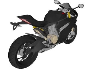 Ducati 1199 Panagale 3D Model