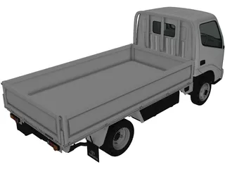 Toyota Toyoace Flatbed (2006) 3D Model