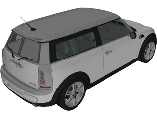 Mini Cooper Clubman (2011) 3D Model