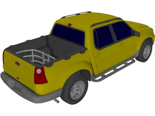 Ford Explorer Sport Trac (2003) 3D Model