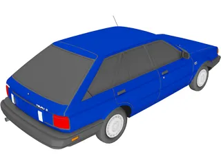 Nissan Tsuru II (1987) 3D Model