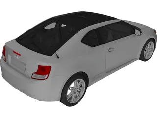 Scion tC (2012) 3D Model