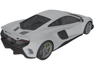 McLaren 675LT (2016) 3D Model