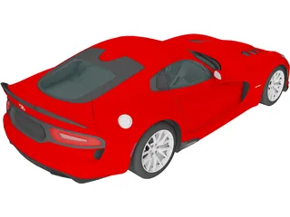 Dodge Viper SRT (2013) 3D Model