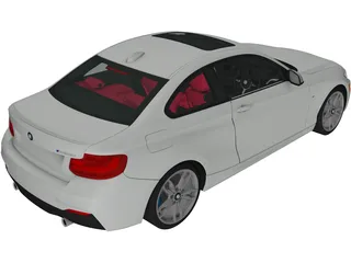 BMW M235i (2015) 3D Model