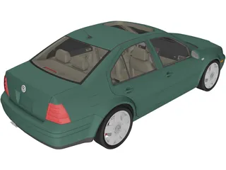 Volkswagen Jetta (2000) 3D Model