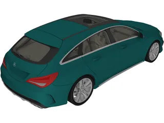 Mercedes-Benz CLA 250 Wagon (2015) 3D Model