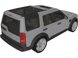 Land Rover Discovery (2005) 3D Model