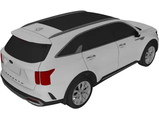 Kia Sorento (2021) 3D Model