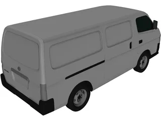 Nissan Urvan PanelVan (2011) 3D Model