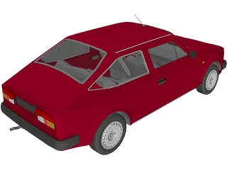 Skoda 105 (1985) 3D Model