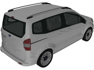 Ford Tourneo Courier (2013) 3D Model