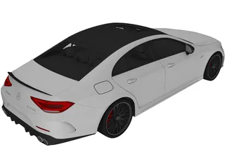 Mercedes-Benz CLS 53 AMG (2019) 3D Model