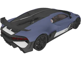 Bugatti Divo (2020) 3D Model