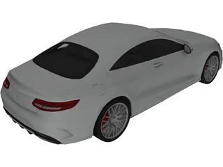 Mercedes-Benz S63 AMG Coupe (2015) 3D Model