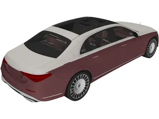 Mercedes-Maybach S 680 (2021) 3D Model