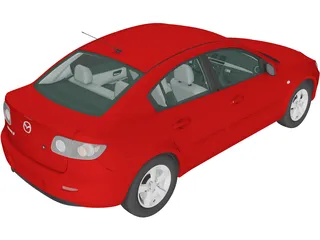 Mazda 3 Sedan (2003) 3D Model