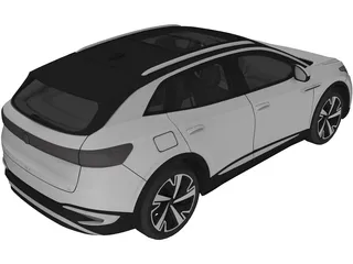 Volkswagen ID.4 X (2021) 3D Model