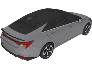 Hyundai Elantra (2021) 3D Model