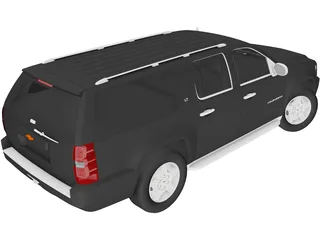 Chevrolet Suburban LT (2007) 3D Model