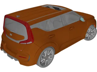 Kia Soul GT-Line (2021) 3D Model