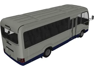 Toyota Coaster (2020) 3D Model