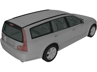 Nissan Stagea (2001) 3D Model