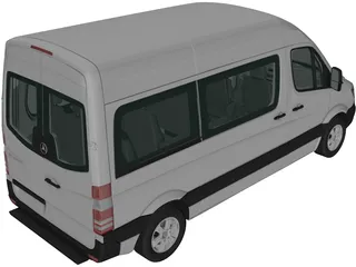 Mercedes-Benz Sprinter SWB (2013) 3D Model