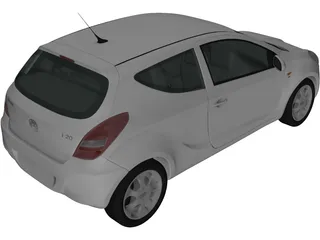 Hyundai i20 (2010) 3D Model