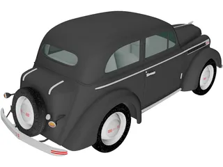 Opel Olympia (1938) 3D Model
