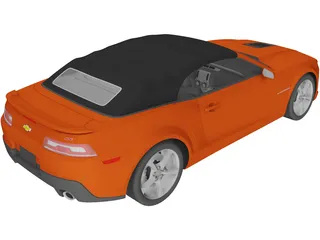 Chevrolet Camaro SS Convertible (2014) 3D Model