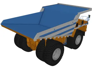 BELAZ 75180 (2014) 3D Model